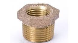 Hailiang Brass HEX Bushing - 2" MIP x 3/4" FIP