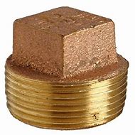 Hailiang Brass Square Head Solid Plug - 1-1/2" MIP