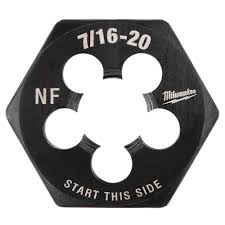 Troquel hexagonal Milwaukee de 5/16"-24 NF