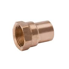 Hailiang Copper WROT Press Adapter- 1/2" FTG X 3/8" FIP