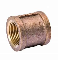 JMF Brass Coupling - 3/4" FIP x 3/4" FIP