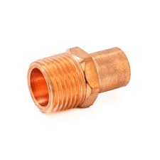 Hailiang Copper WROT Press Adapter- 1/2" FTG X 1/2" MIP