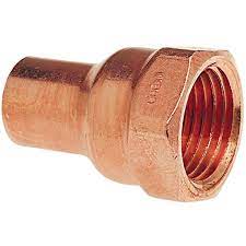 Hailiang Copper WROT Press Adapter- 1 1/2" FTG X 1 1/2" FIP