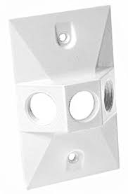 Tapa Portalámparas 3 Salidas - Blanco