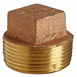 Hailiang Brass Square Head Cored Plug - 1-1/2" MIP