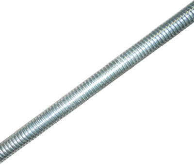 Zinc-Plated Steel Threaded Rod- 3/8-16 X 6'