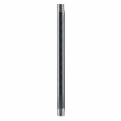 Southland Black Steel Pipe Nipple - 1/2" x 12"