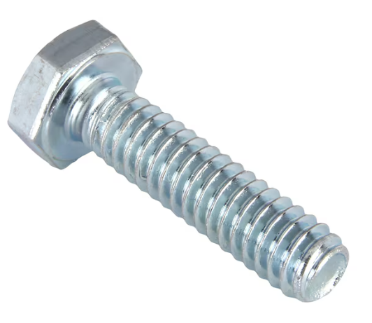 3/8" X 1-1/2" HEX BOLTS GRADE 5 COARSE CARBON ZINC