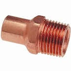 Hailiang Copper WROT Press Adapter- 1" C X 1/2" MIP