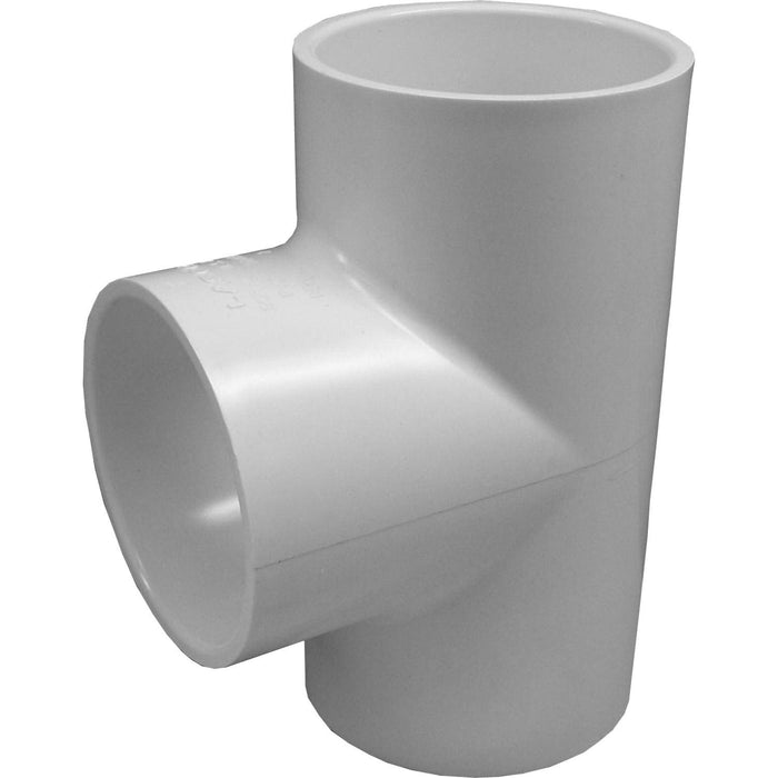 Charlotte Pipe Sch 40 PVC Tee - 1/2" S x S x S (10 Pack)