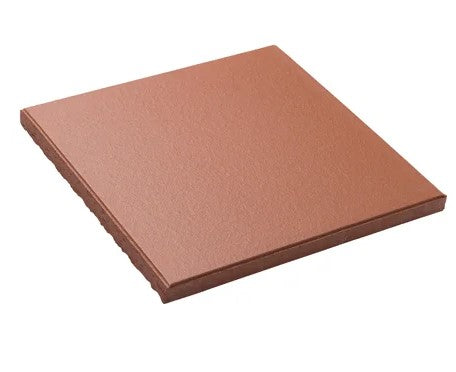 6X6 Spanish Red Smooth Quarry Tile (44 Tiles Per Box)