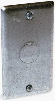 Raco Metallic 1-Gang 空白便携盒盖,1/2 英寸。