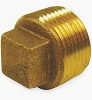 Hailiang Brass Square Head Solid Plug - 1-1/4" MIP
