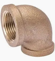 Hailiang Brass 90° Elbow - 1-1/4" FIP x 1" FIP