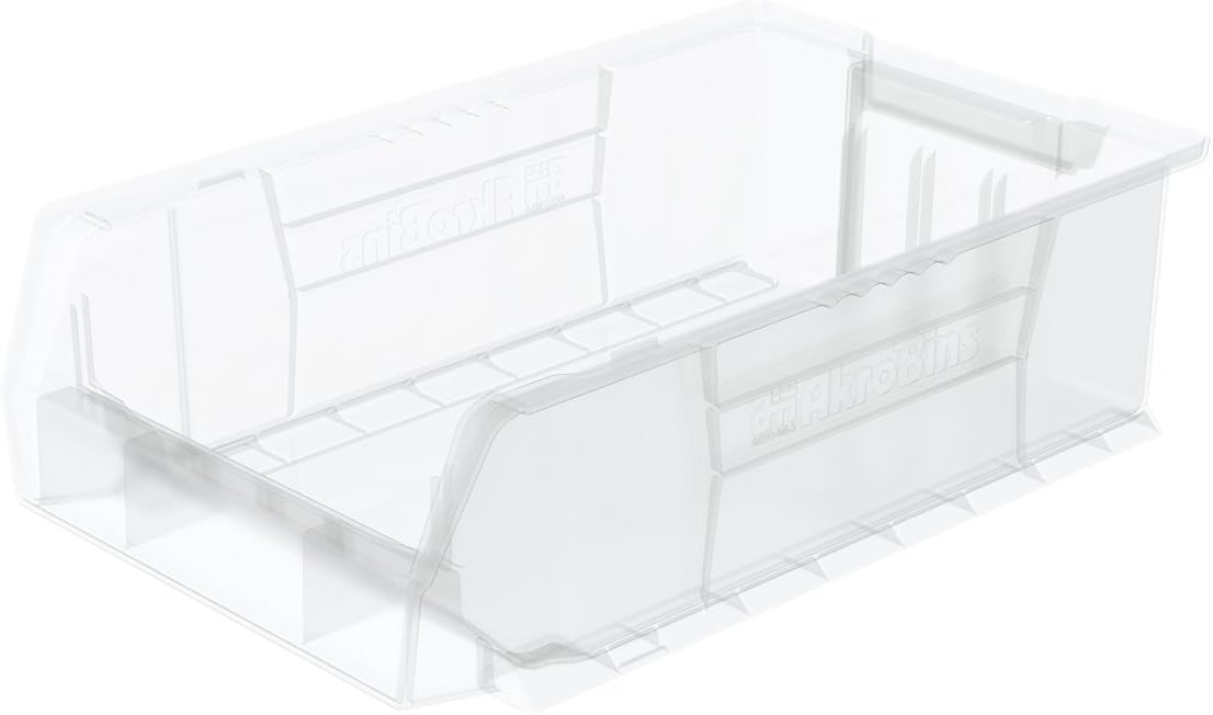Akro-Mils Heavy Duty Stackable Storage Bin 4-pack