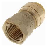 Harvard NL Brass Push Reducing Female Adapter - 3/4" FIT x 1/2" FPT