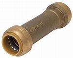 Harvard No Lead Brass Push Slip Repair Coupling - 1"