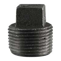Black Steel Fittings - Plugs