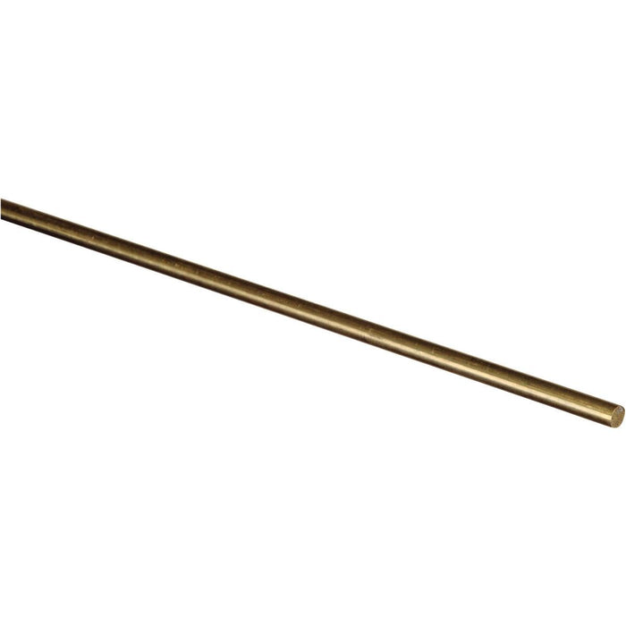 Hillman Brass Round Rod- 1/8" - 3'