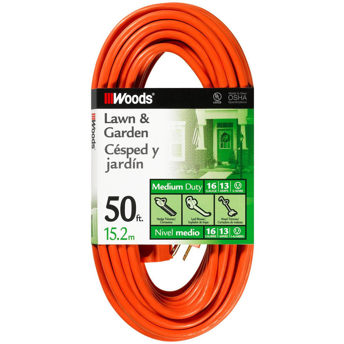 Woods Outdoor Cord (125V/ 1625W) - 50'