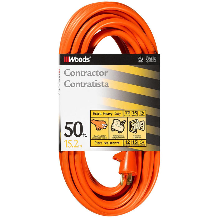 Woods Outdoor Extension Cord (125V/ 1875W) - 50'