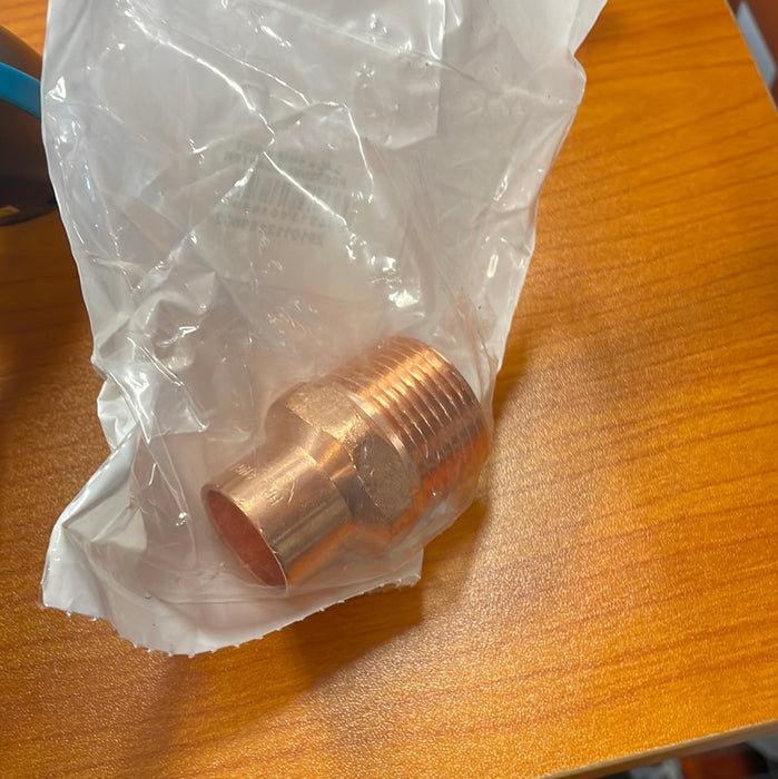 Hailiang Copper WROT Press Adapter- 3/4" C X 1" MIP