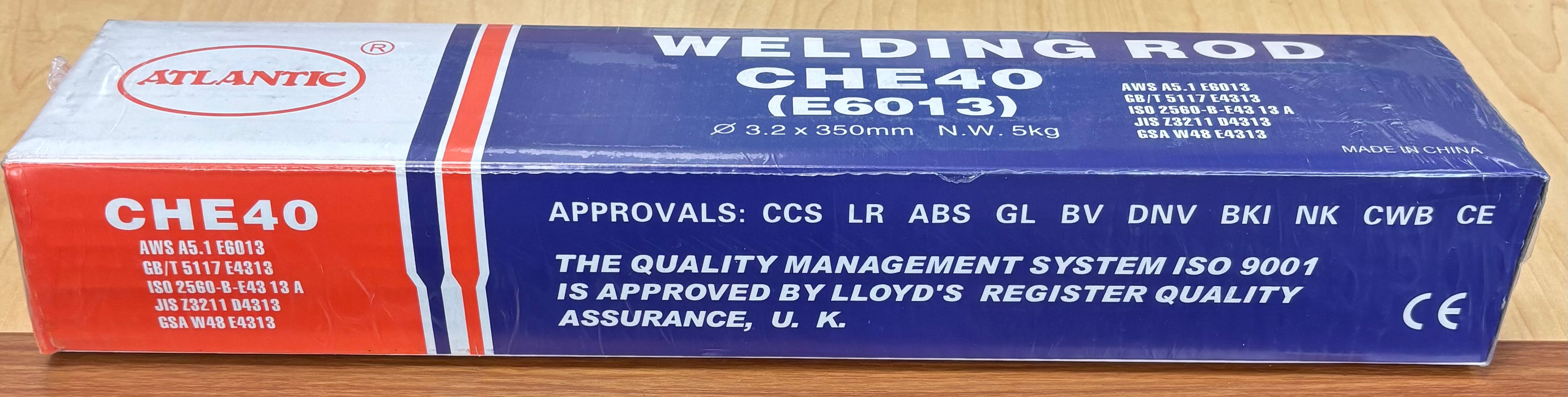 Atlantic CHE40 E6013 Welding Rod 3.2mm x 350mm - 5 kg Box