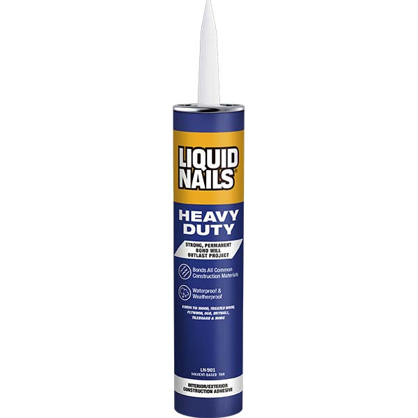 LIQUID NAILS ADHESIVE FOR HEAVY DUTY CONSTRUCTION & REMODELING