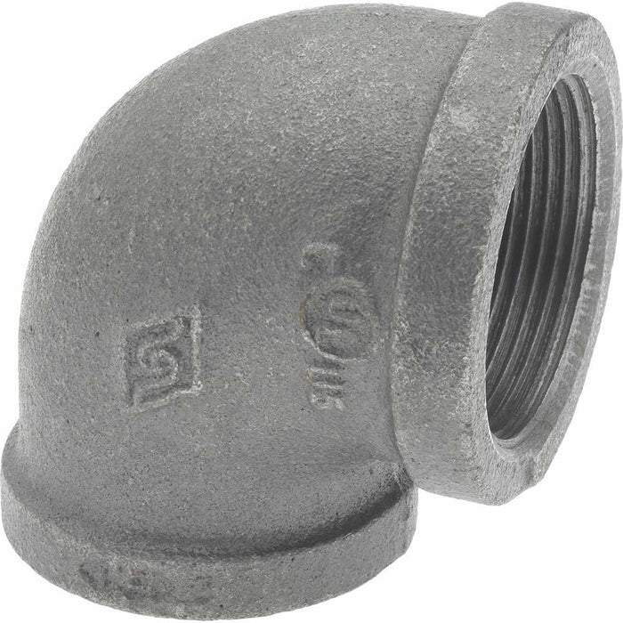 Southland Mueller Black Iron Reducing 90?? Elbow - 1-1/2" x 1-1/4"