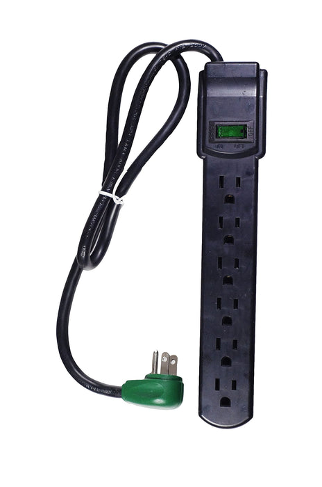 Go Green Surge Protector- 6 Outlet