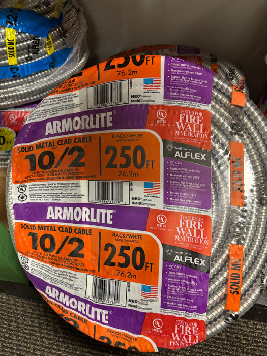 Armorlite 10/2 MC Cable - 250'