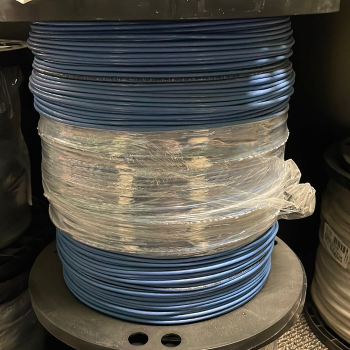 Southwire 12/1 Blue THHN Stranded Building Wire - 2500 Ft (Sold By The Foot)