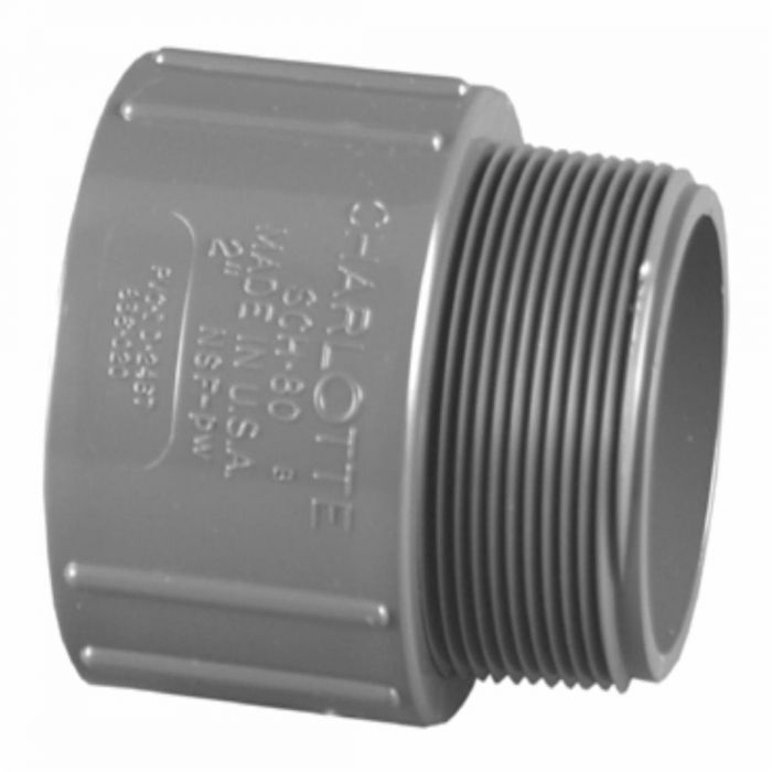 Charlotte pipe Sch 80 Male Adapter 1"