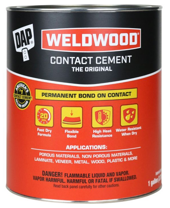DAP Weld Wood Contact Cement 1 Gallon