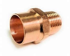 Adaptador de prensa WROT de cobre Hailiang - 1-1/2" CX 1" MIP