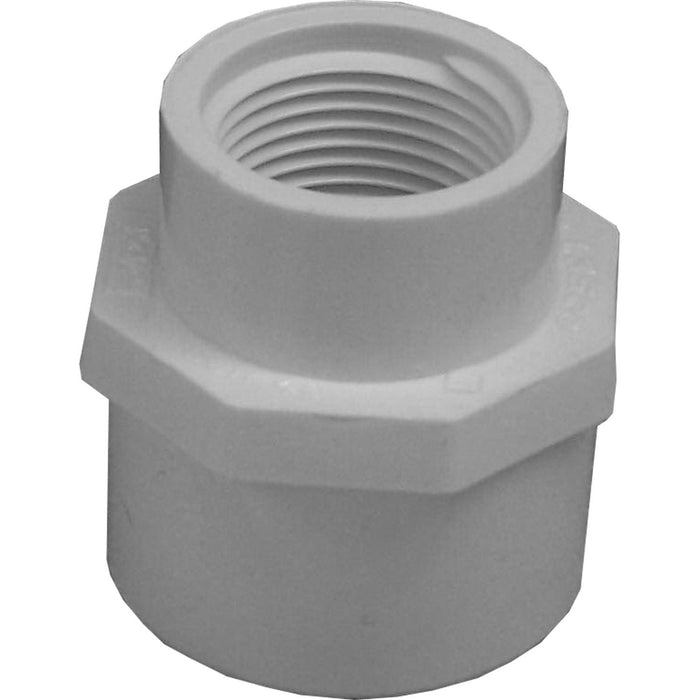 Charlotte Pipe Sch 40 Reducing Female Adapter - 3/4" x 1/2"