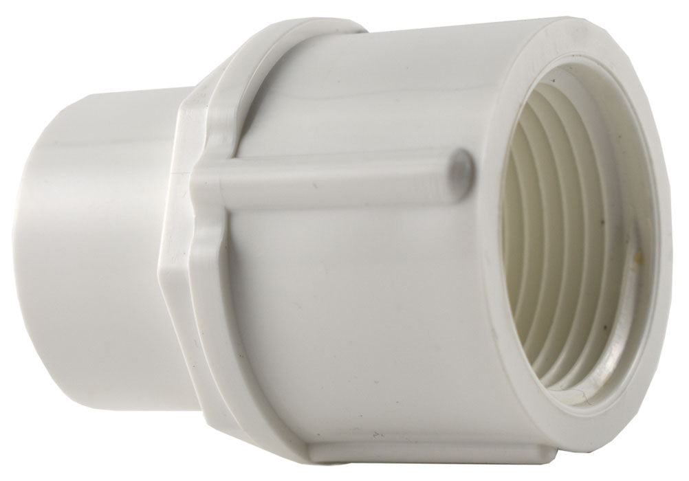 Adaptador hembra Charlotte Pipe PVC Schedule 40 S x FPT - 1/2" X3/4"