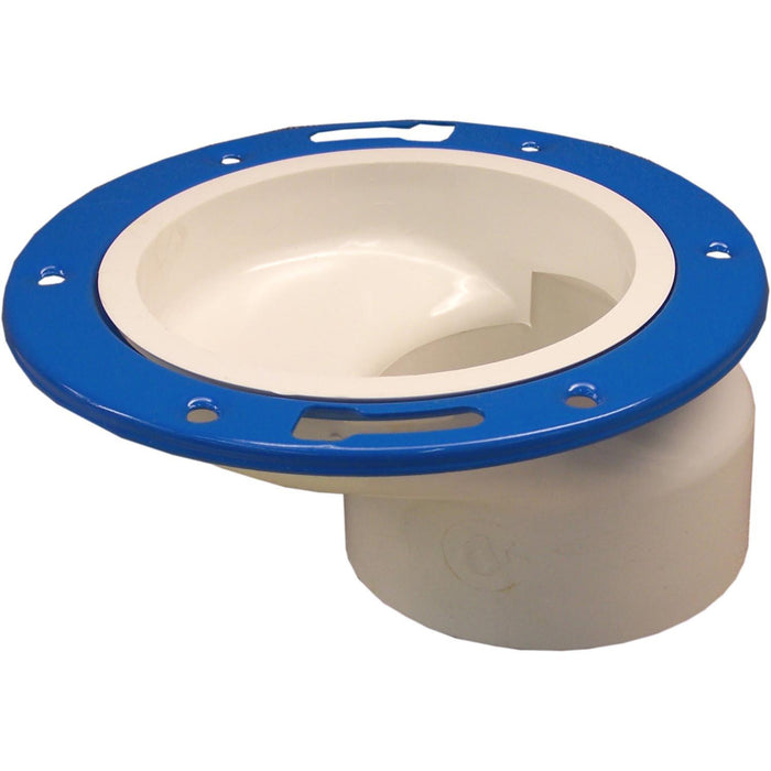 Brida para armario con 3 compensaciones de PVC Charlotte Pipe - 4" x 3"