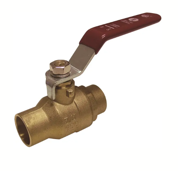 JMF Full Port Ball Valve LF- 3/4"C X 3/4"C