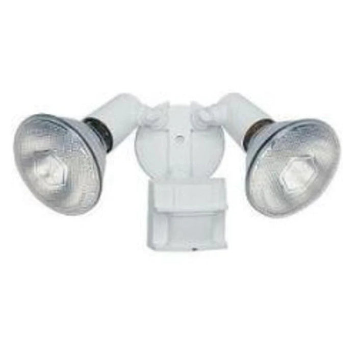 HeathZenith White Flood Light Motion Sensor 110 degree Sensor