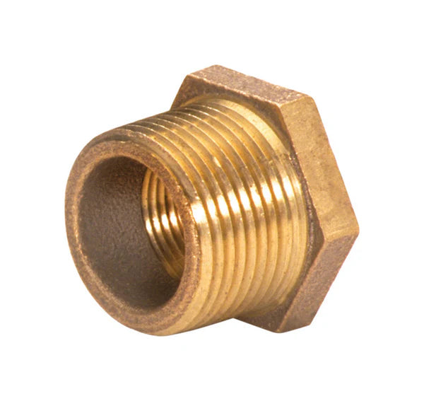 Hailiang Brass HEX Bushing - 1-1/2" MIP x 1-1/4" FIP