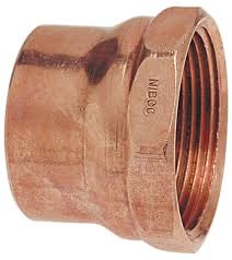 Hailiang Copper WROT Press Adapter- 1-1/2" C X 1-1/2" FIP