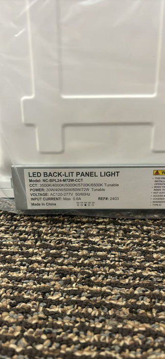 LED Panel 2×4 (Flight 23 Series) – 50W, Selectable CCT, 120–277V