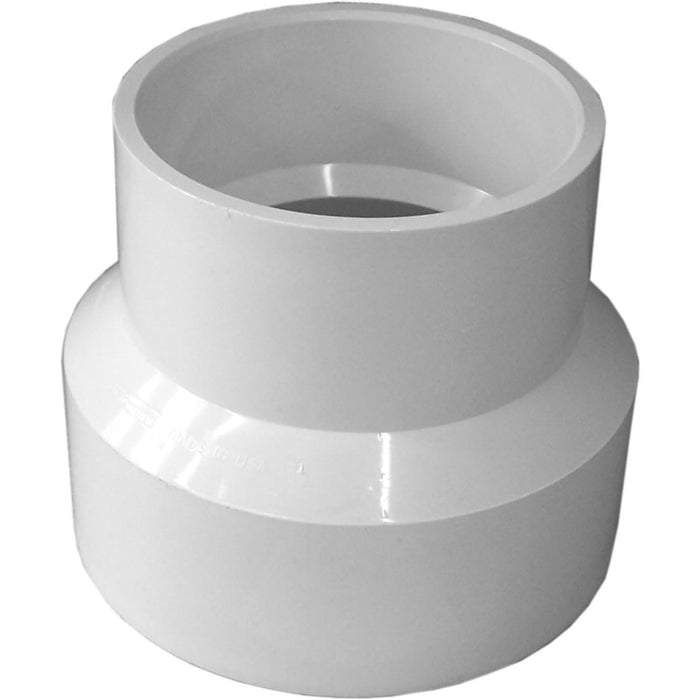 Acoplamiento reductor de cubo x cubo DWV de PVC Charlotte Pipe - 1-1/2" x 2"