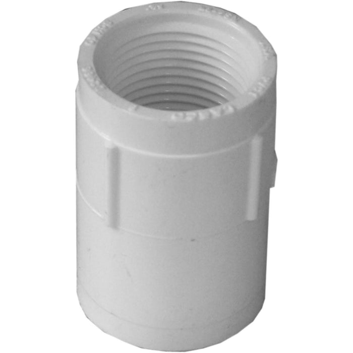 Charlotte Pipe PVC Schedule 40 FPT x FPT Coupling - 3/4"