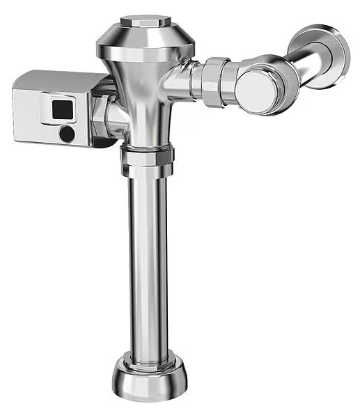 Automatic Flush Valve, 1.28 gpf gpf, Polished Chrome, 1 in, 1 1/2 in Spud Coupling