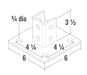strut channel base