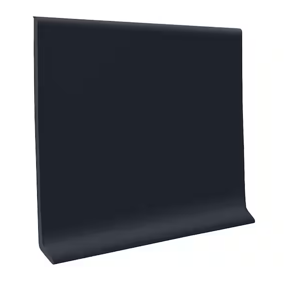 Black VINYL WALL BASE 120-ft roll